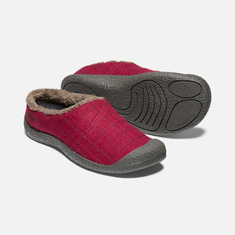 Chaussons Keen Femme Rouge | Howser Wrap Slide | BZDPR-1372